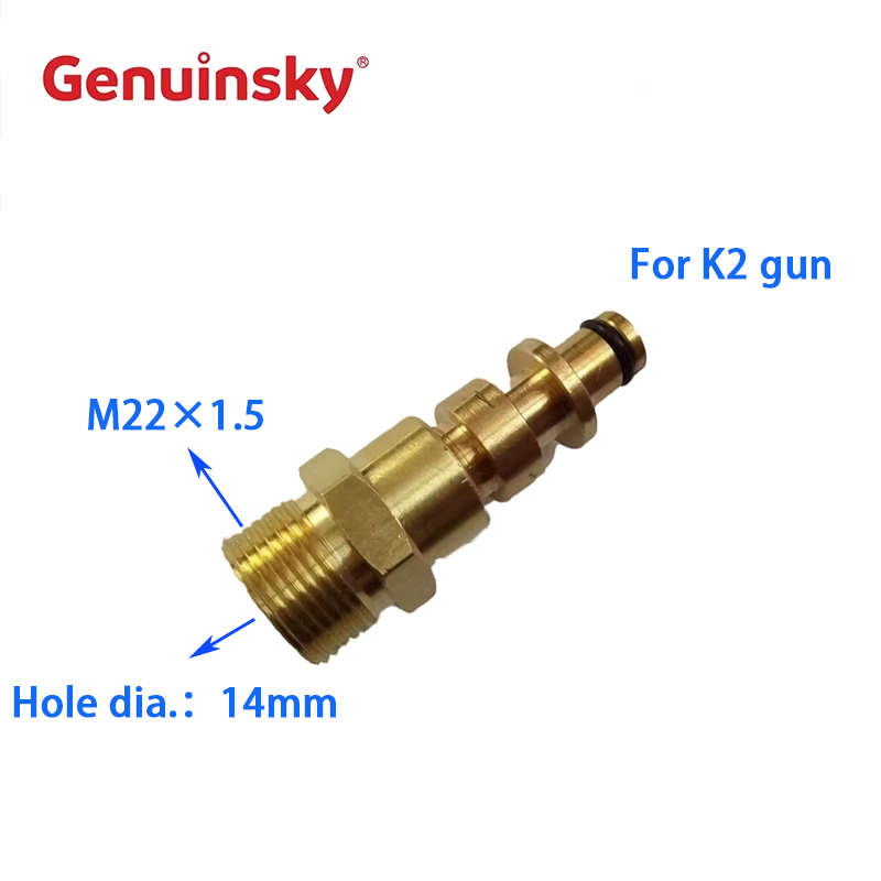 100% kopparbiltvättslangkontakt