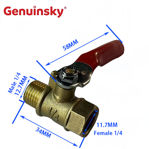 Sex modeller av kulventiler specialiserade för luftkompressorer och deras tillämpningsscenarier
