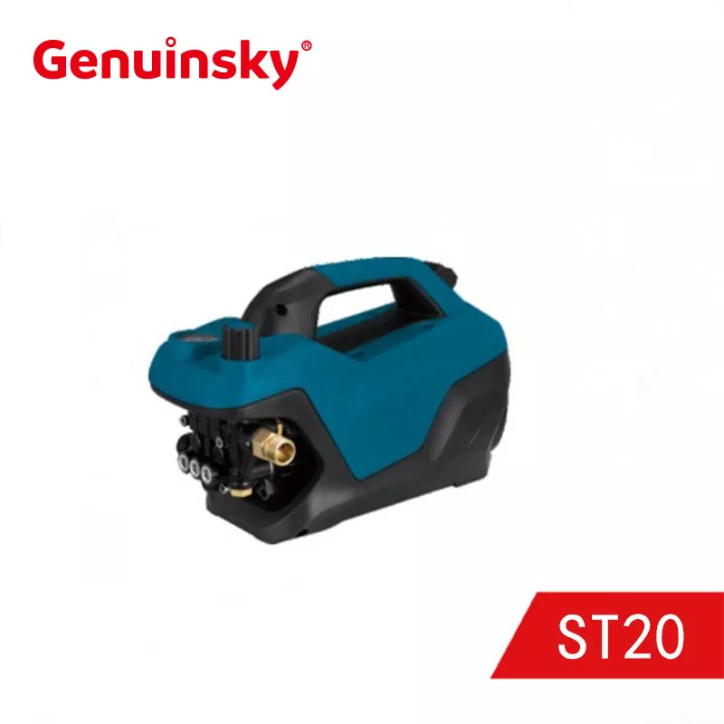 Högtrycksmaskin med mätare och regleringsventil